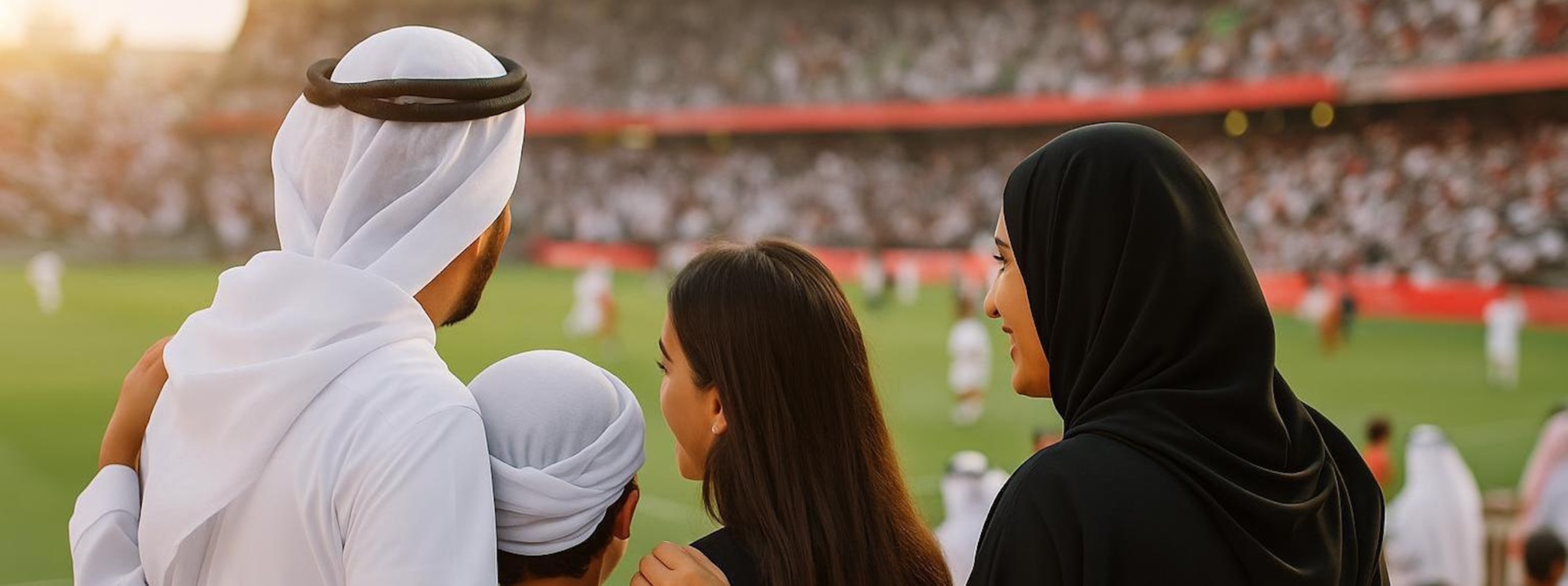 Guests enjoying a match